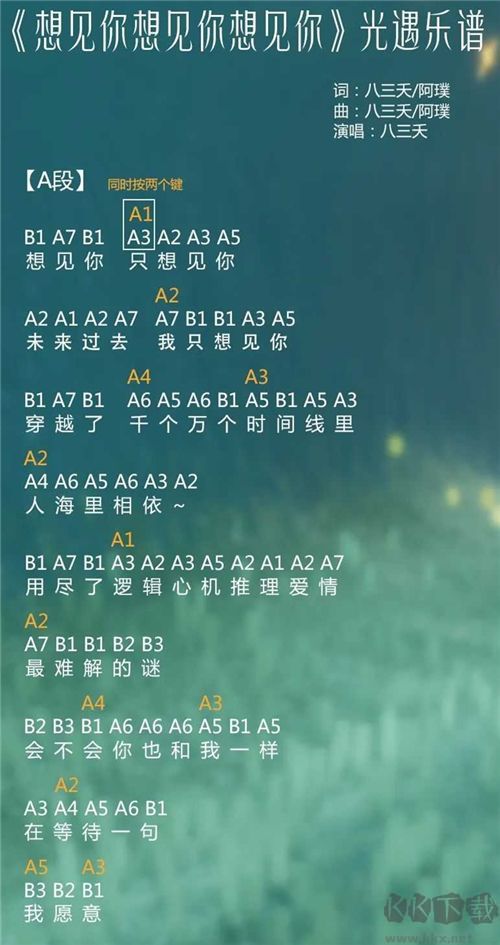 光遇琴譜合集 樂(lè)譜數(shù)字簡(jiǎn)單版圖片大全