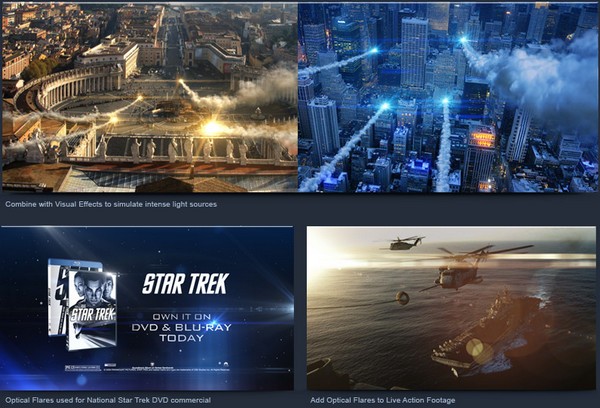 【AE插件】optical flares鏡頭光暈插件