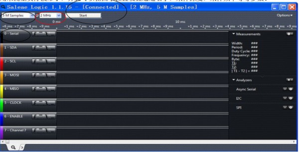 邏輯分析儀應用軟件(Saleae logic)