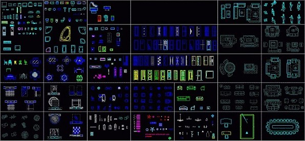 cad常用家具圖庫