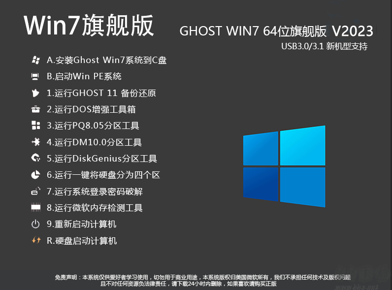 2022最新Win7旗艦版64位鏡像