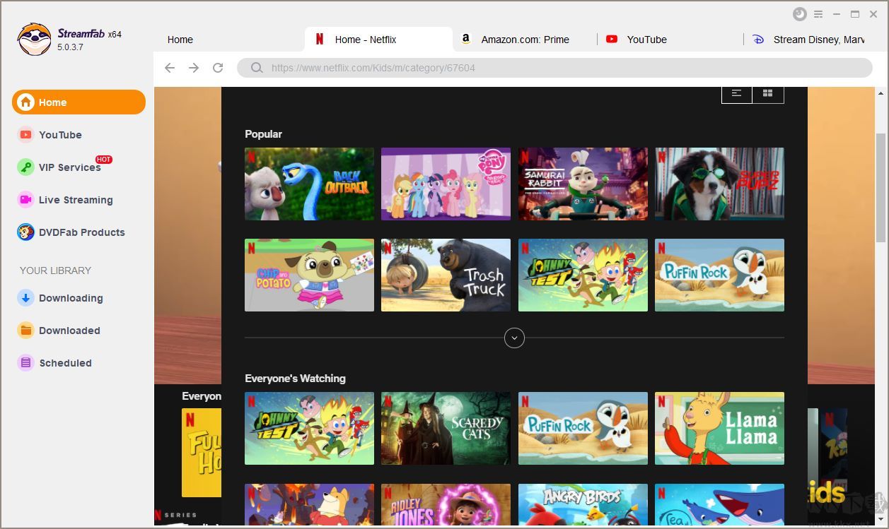 Streamfab破解版中文-國(guó)外流媒體視頻下載工具