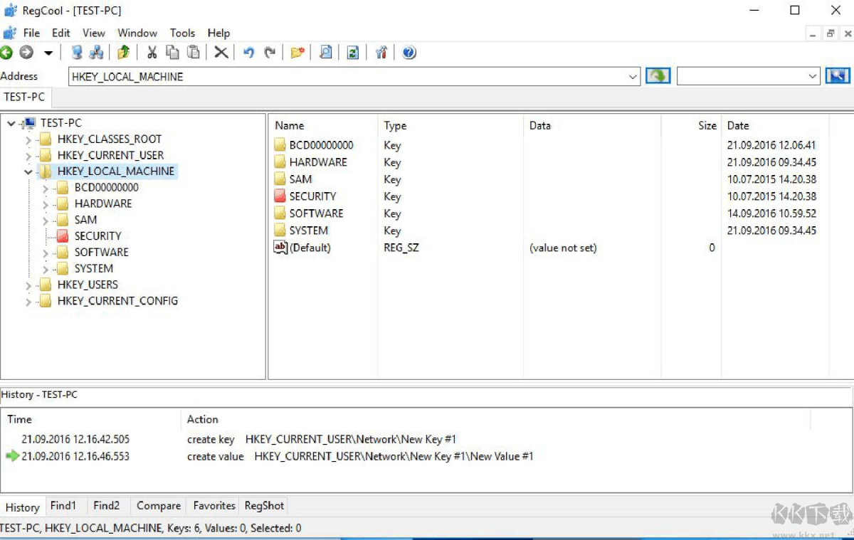 RegCool(高級(jí)注冊表管理工具)中文綠色版