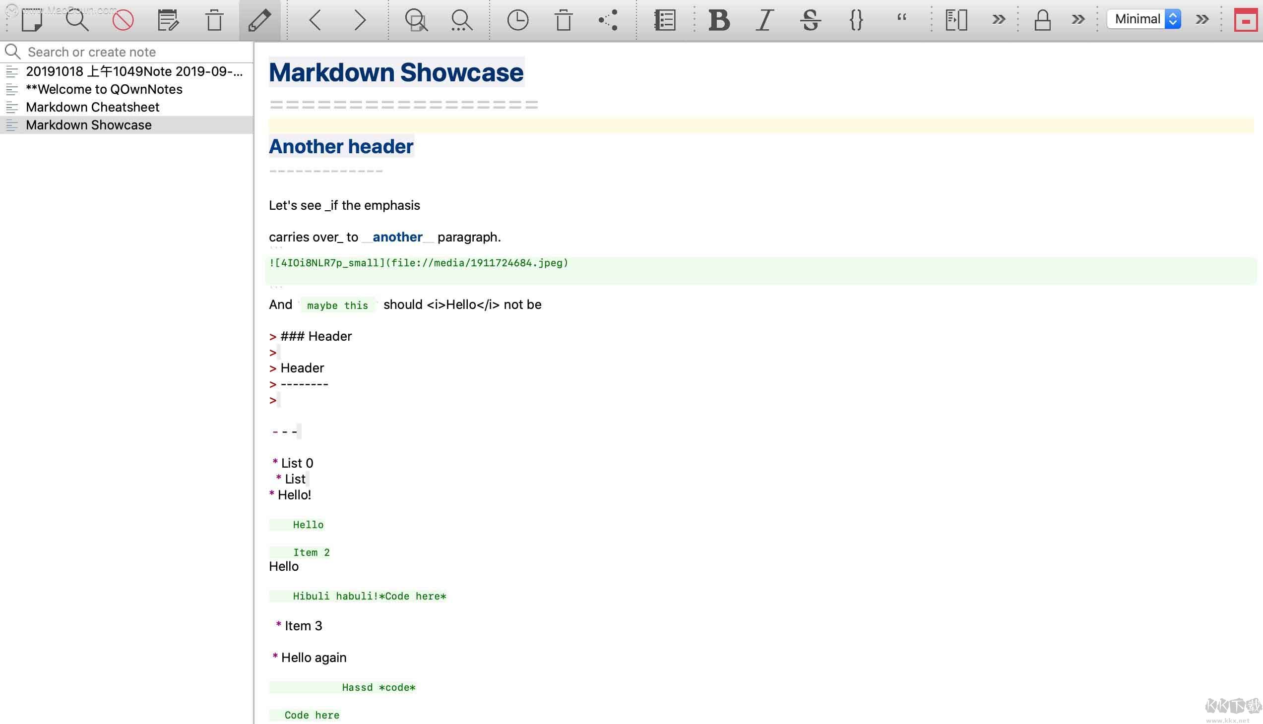 QOwnNotes開源筆記記錄工具