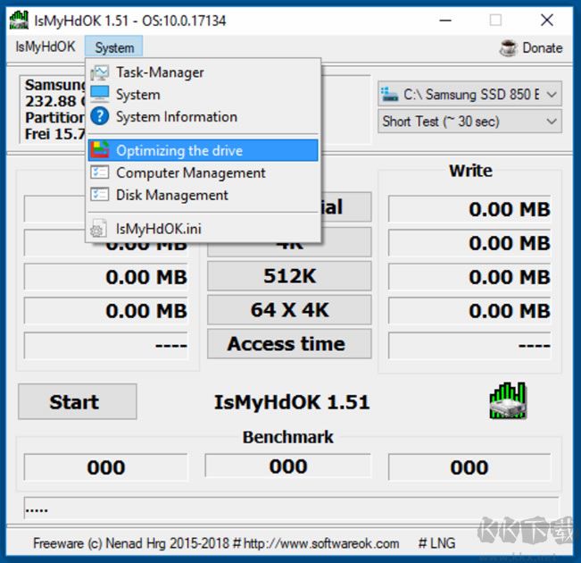 IsMyHdOK(硬盤測速)中文版