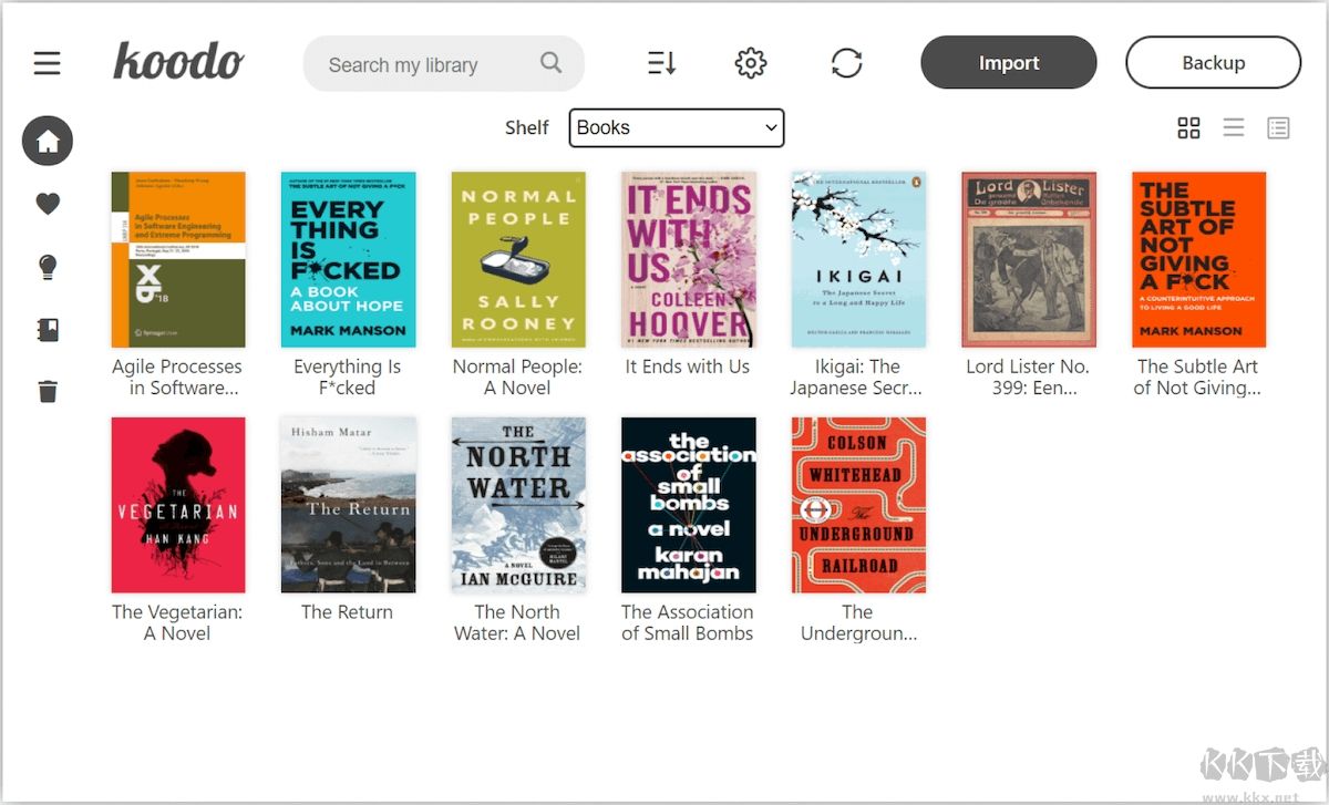 Koodo Reader(跨平臺電子書閱讀器)