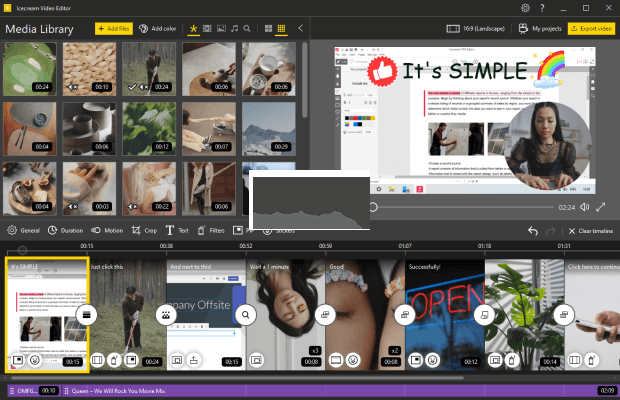 Icecream Video Editor視頻剪輯軟件