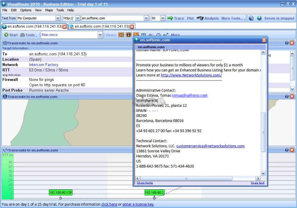 VisualRoute(網(wǎng)絡(luò)路徑回溯分析工具)