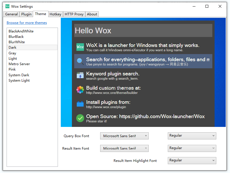 wox開源快捷啟動(dòng)