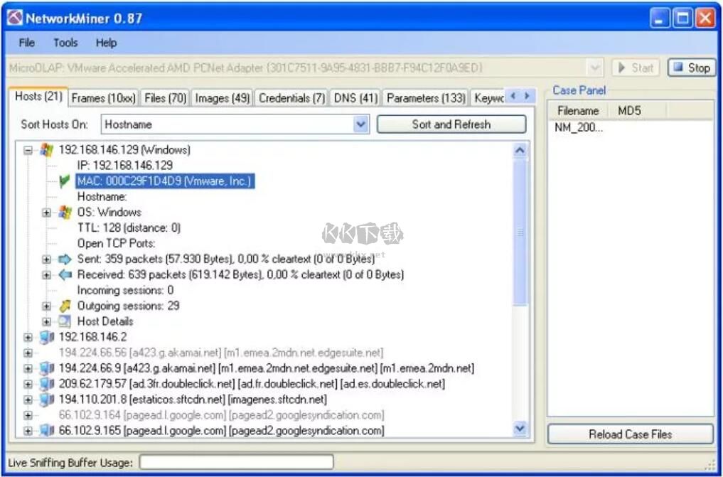 NetworkMiner專業(yè)版(網絡數據分析)
