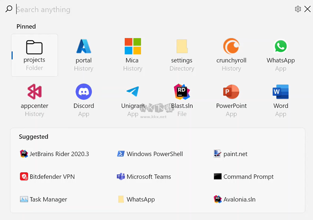 FluentSearch搜索啟動(dòng)器