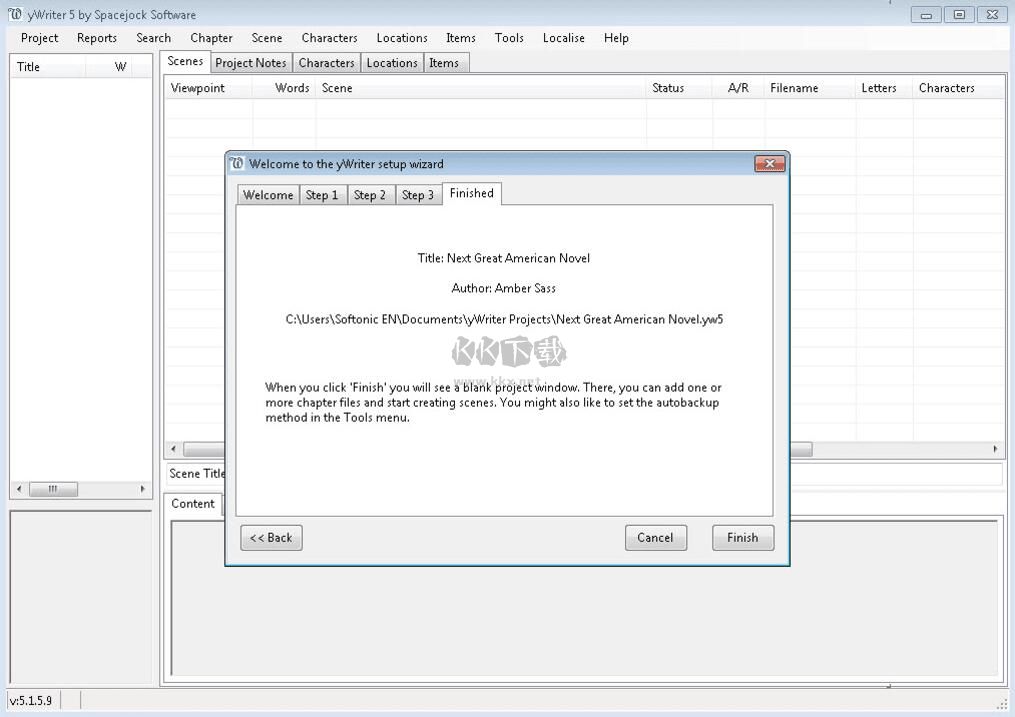 yWriter PC客戶端官方版最新 