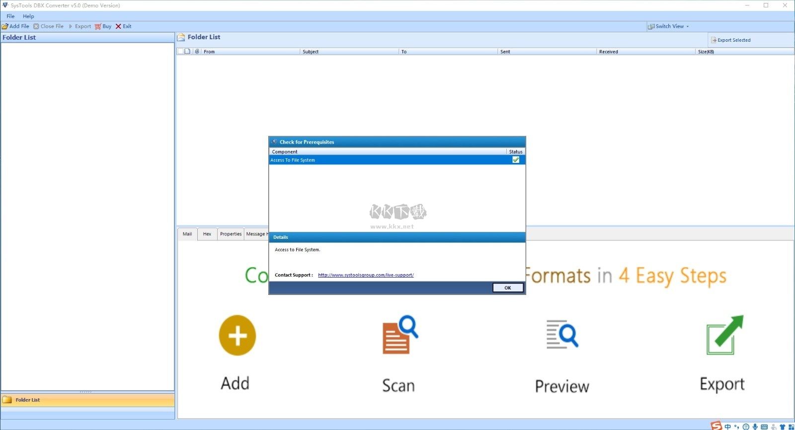 SysTools DBX to PST Converter(DBX轉(zhuǎn)換PST工具)