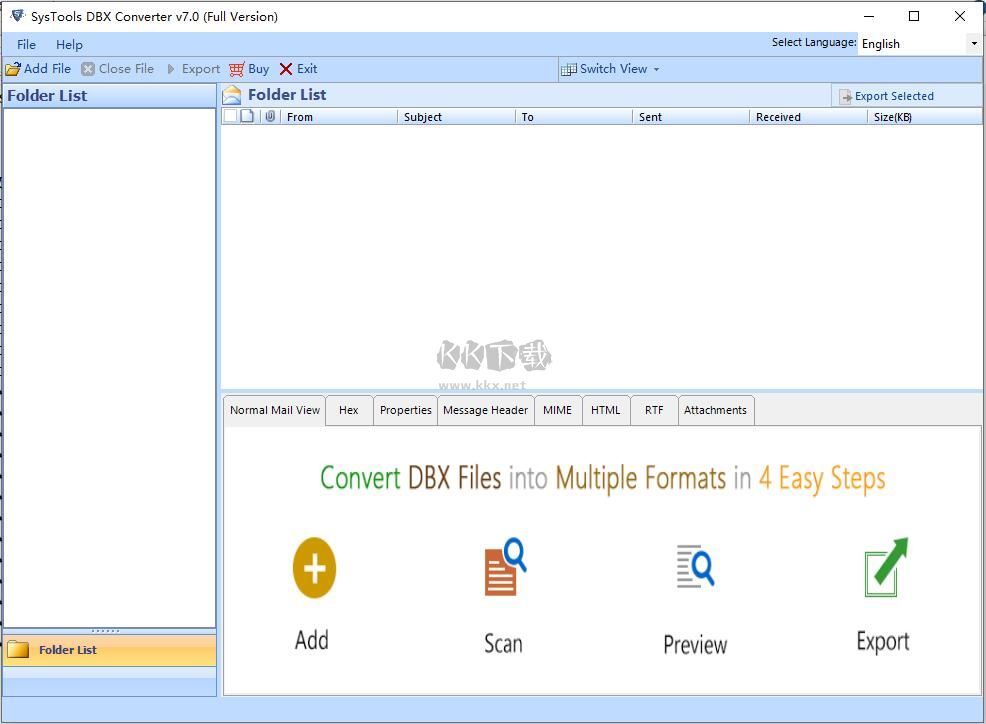 SysTools DBX to PST Converter(DBX轉(zhuǎn)換PST工具)