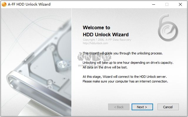 hdd unlock wizard(硬盤解鎖工具)