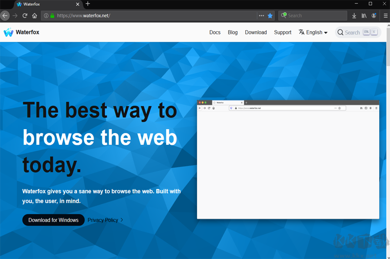 水狐瀏覽器(Waterfox)