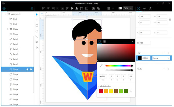 Lunacy(矢量UI平面設(shè)計工具) 