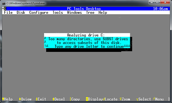 PCTools(DOS硬盤(pán)掃描修復(fù)工具)