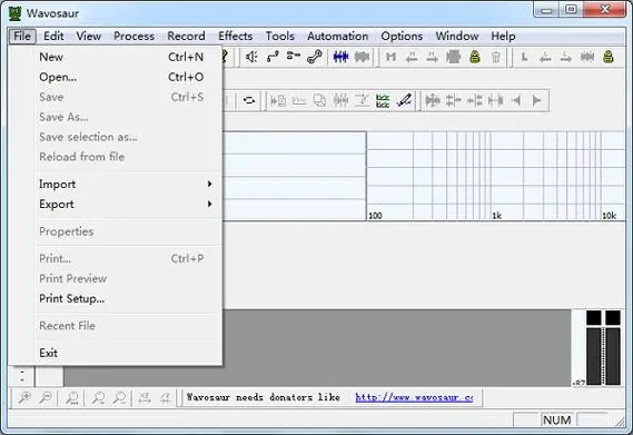 Wavosaur(音頻編輯軟件)
