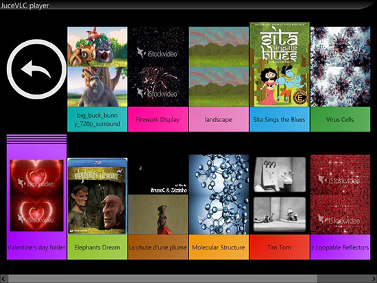 全屏視頻播放器(JuceVLC)