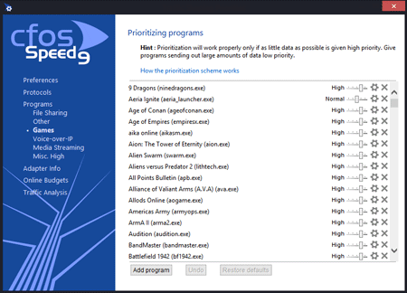 cFosSpeed(網(wǎng)絡(luò)加速工具)