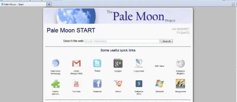 蒼月瀏覽器(Pale Moon)