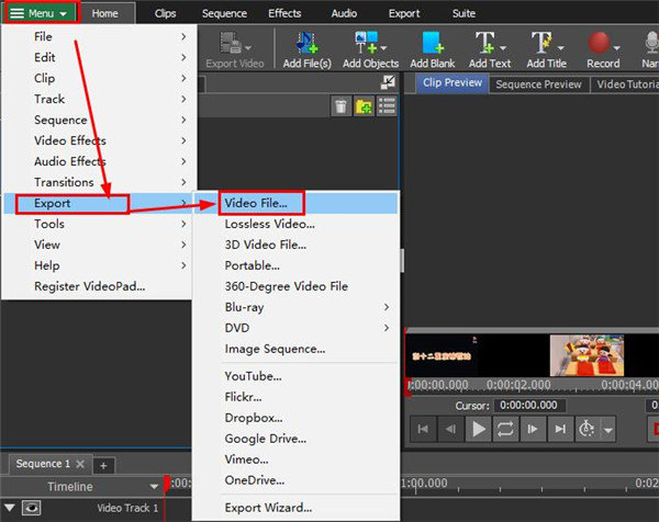 VideoPad Video Editor免費(fèi)版