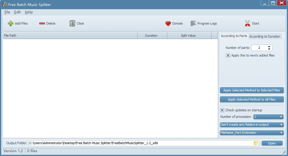 Free Batch Music Splitter(音樂批處理軟件)