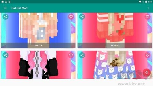 我的世界貓娘模組無遮掩版