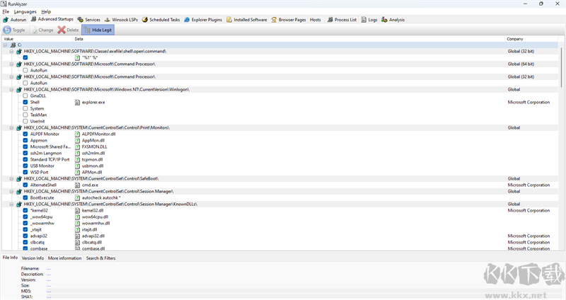 RunAlyzer自啟程序管理工具