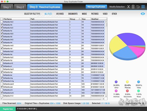 Easy DupLicate Finder重復(fù)文件刪除工具