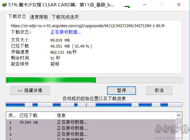 Internet Download Manager(IDM下載器)截圖