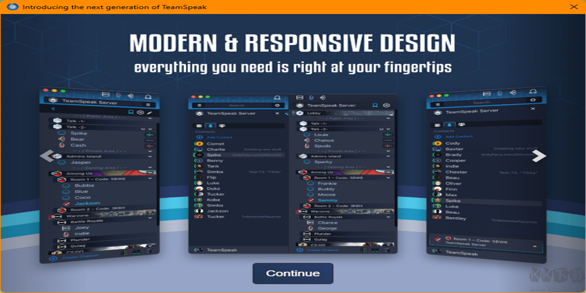 TS語音聊天系統(tǒng)(團(tuán)隊語音通訊工具)