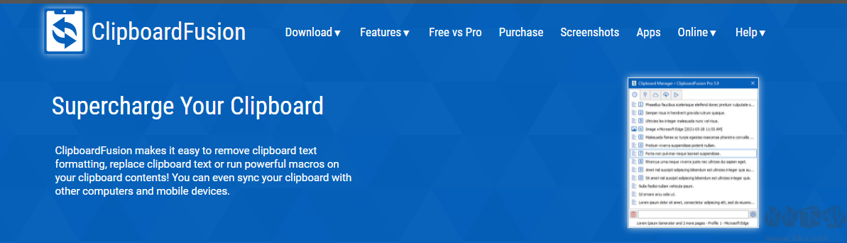 ClipboardFusion(剪貼板優(yōu)化軟件)