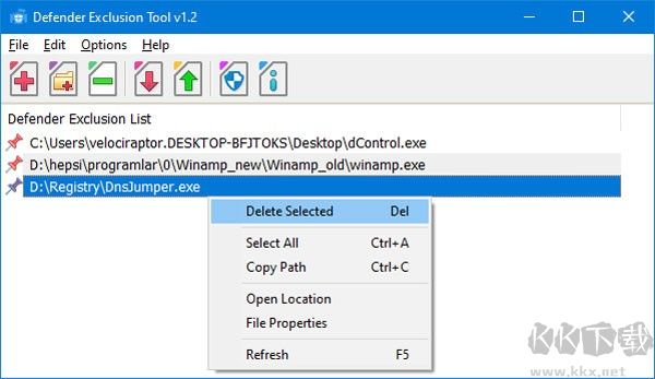 Defender Exclusion Tool(系統(tǒng)安全保護(hù)軟件)