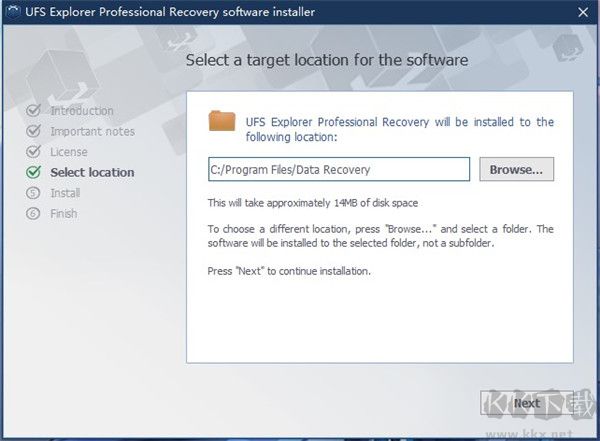 UFS Explorer Professional Recovery破解版安裝步驟3