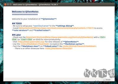 事務(wù)筆記管理(QOwnNotes)
