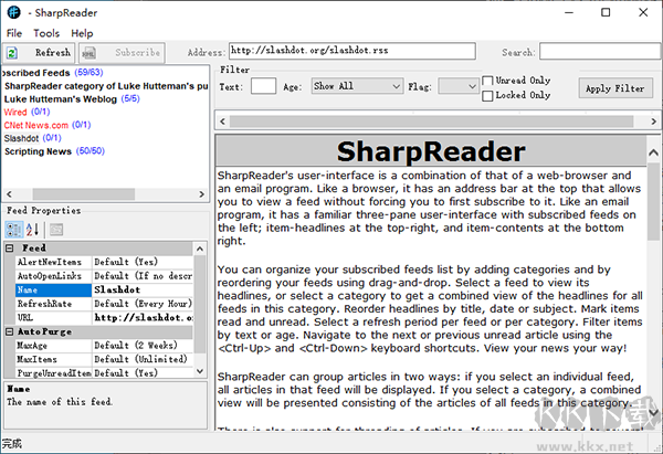 SharpReader閱讀器