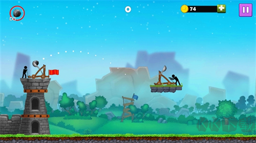 火柴人投石車游戲