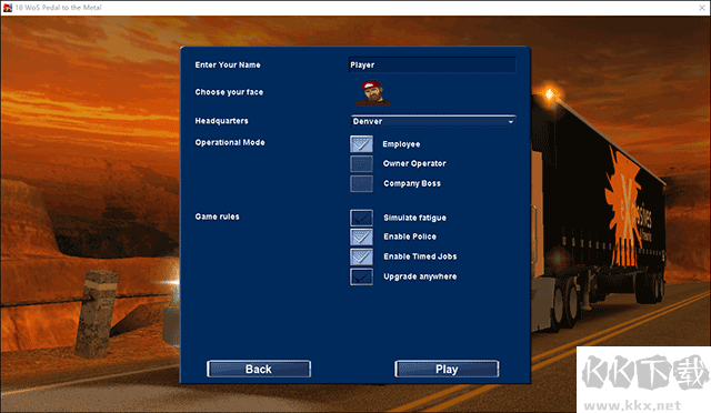 18輪大卡車(chē)之金屬瘋狂（18 Wheels of Steel: Pedal to the Metal）