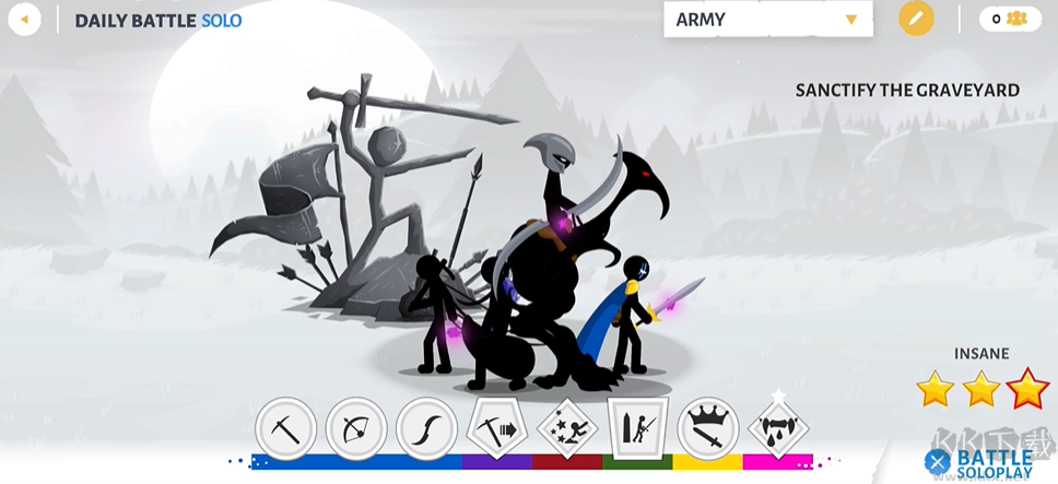 火柴人戰(zhàn)爭(zhēng)遺產(chǎn)3如何快速賺取鉆石