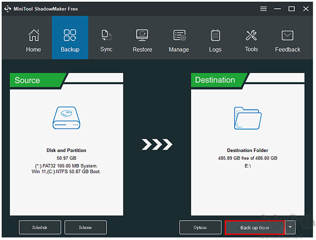 MiniTool ShadowMaker free