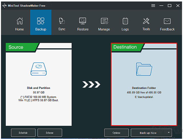 MiniTool ShadowMaker free