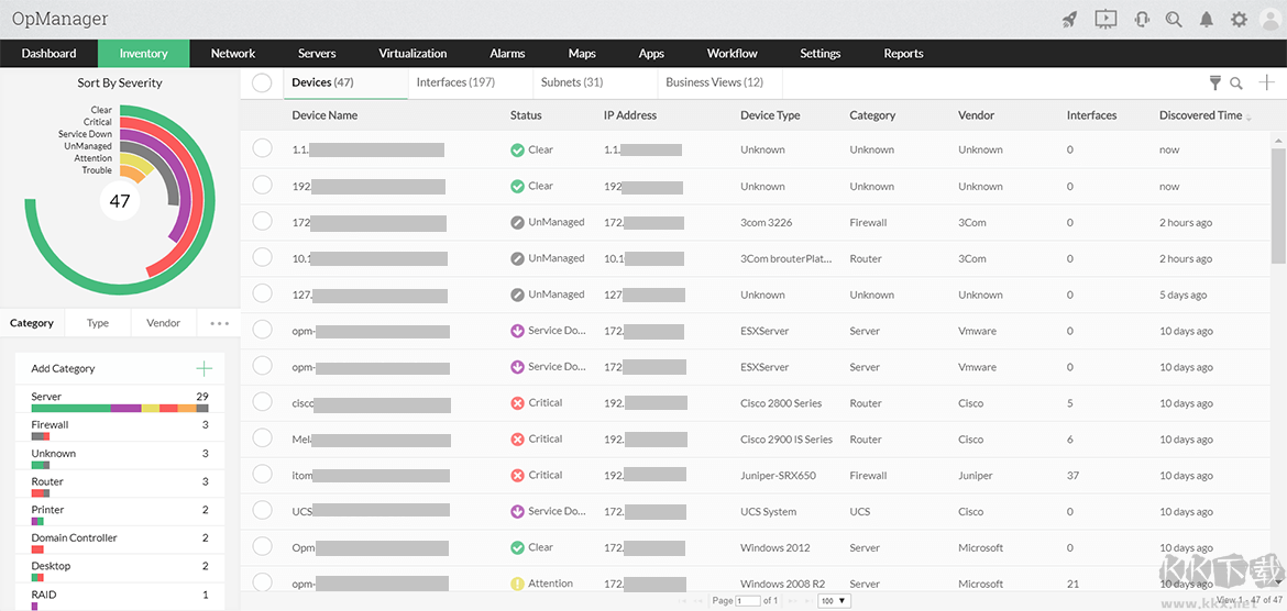 ManageEngine OPManager(網(wǎng)絡(luò)監(jiān)控工具)