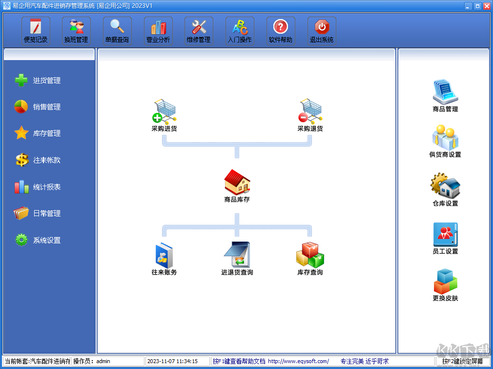 易企用汽車配件進(jìn)銷存系統(tǒng)