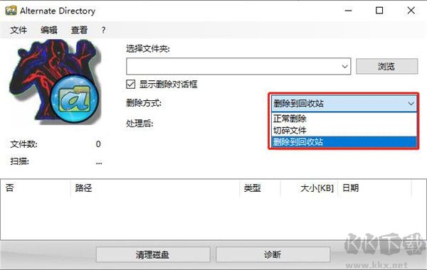 Alternate Directory免費版(強制磁盤文件刪除工具)