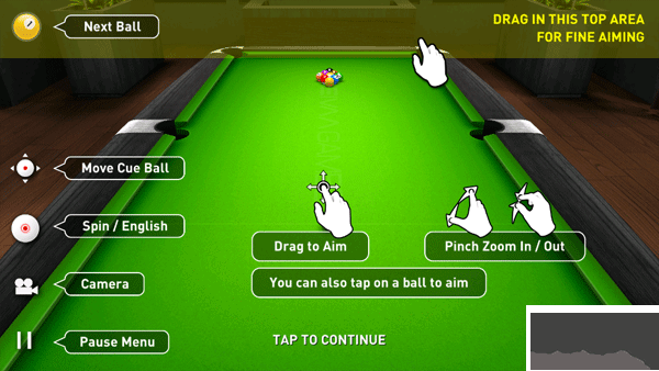 真實(shí)臺(tái)球3D(漢化版)