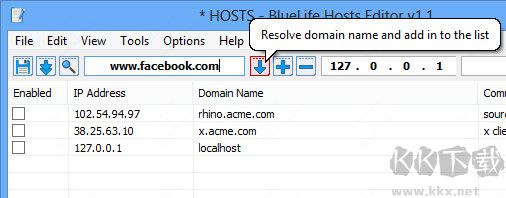 BlueLife Hosts Editor(host文件編輯工具)