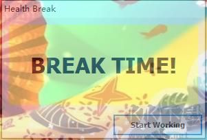 Health Break(桌面休息提醒工具)