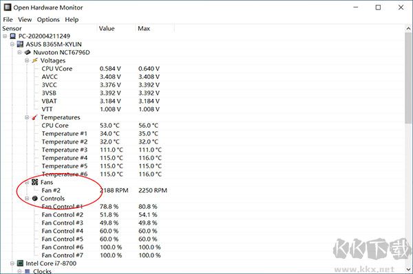 Open Hardware Monitor(硬件監(jiān)控器)